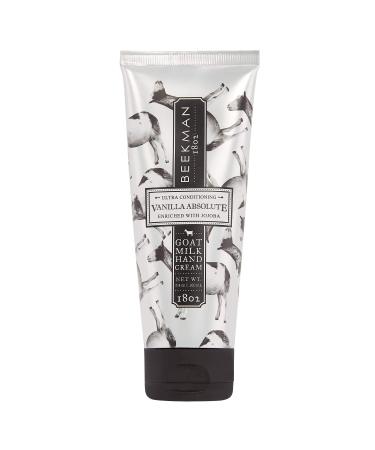 Beekman 1802 - Hand Cream - Vanilla Absolute - Moisturizing & Hydrating Goat Milk Hand Lotion for Dry & Sensitive Skin - Anti-Aging Hydration - Goat Milk Hand Care - 3.4 oz Vanilla 3.4 Fl Oz (Pack of 1)