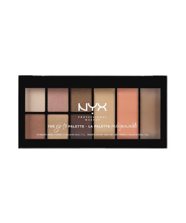 NYX PROFESSIONAL MAKEUP Go-to Palette  Wanderlust  0.54 Ounce Wanderlust 0.54 Ounce (Pack of 1)