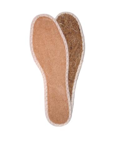 Shoe Boot Insoles Inserts with Natural Coconut Fibres and Terry Cloth - MicroClimate for Your Feet - Kaps Eco (Men / 8 US / 41 EUR / 7 UK)