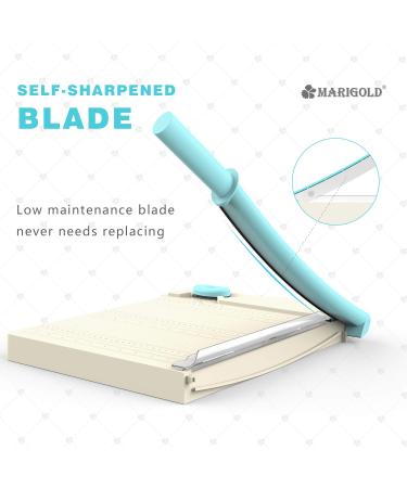 MARIGOLD Paper Cutter Corner Puncher - 12" Paper Guillotine 2-in-1 Paper Trimmer - Buy Online on GoSupps.com