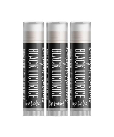Black Licorice Lip Balm - Set of Three