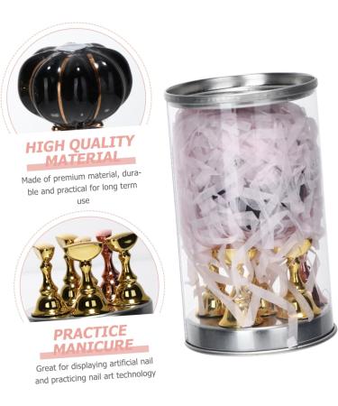 minkissy 8 Sets nail holder nail art tip holder fake nail tip stand manicure practice bracket nail art display rack pedicure stand fingernail display stand Metal practice tools ceramics - Buy Online on GoSupps.com