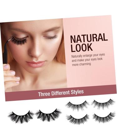 minkissy 7 Pairs Eyelashes Lashes Natural False Lashes Fake Lashes Natural Full False Lashes Fluffy Spiky Lashes Manga Lashes Cluster Women Makeup Tools False Lashes Wispy Bulk - Buy Online on GoSupps.com