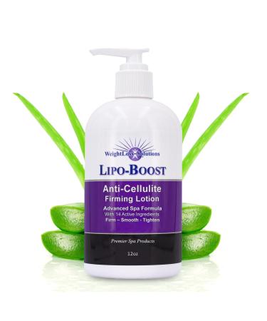 WeightLoss-Solutions Lipo-Boost Cellulite Cream with Caffeine is an Advanced Firming Lotion for Thighs and Butt  Stomach  Belly  Breasts  and Arms  to Smooth  Firm  Tone  and Tighten