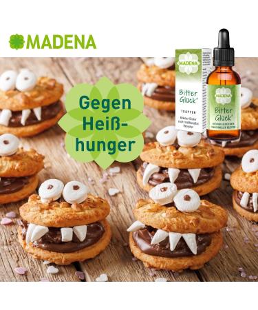 Buy MADENA BitterGl ck Original - 18 Bitter Herb Extracts Drops (50ml) | Hildegard von Bingen Formula for Digestive Health & Wellness - Buy Online on GoSupps.com