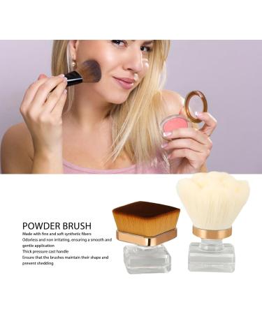 Makeup Brushes Set 2 Pieces Face Blush Kabuki Powder Brushes for BB Cream - Buy Online on GoSupps.com