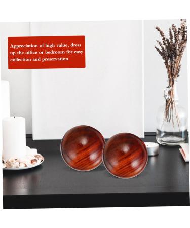 Beavorty 6-Stk Carving Handmade Massage Balls - Relaxation Therapy & Hand Exercise | Wood Baoding Health Care - Buy Online on GoSupps.com