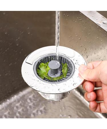 Upgraded Sink Filter Bathroom Shower Hair Filter Catch Drain Cover Kitchen Sink Plug Strainer Hole Easy Waste Disposal Sink Basket for Kitchen Drain - Buy Online on GoSupps.com