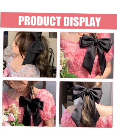 FOYTOKI Bow Hairpin Hair Bows for Teens Hair Bows for Women Big Hair Bows Hair Barrettes for Women Ribbon Hair Clip Ribbon for Hair Large Hair Bows Hair Clips Barrettes Hair Ribbon Bow - Buy Online on GoSupps.com