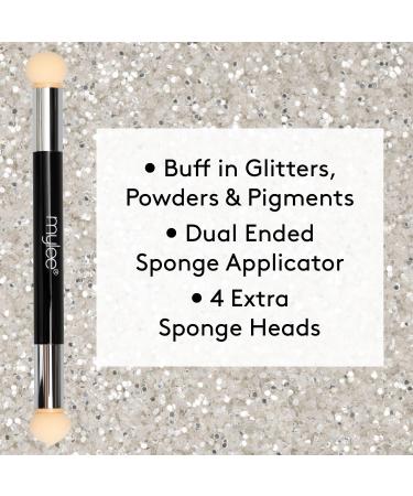 Mylee Dual Ended Sponge Applicator Pen for DIY Nail Art - Portable Tool with Gradient Ombre Effect - Buffs Pigments, Glitters, and Flakes - 4 Replacement Heads - Vegan and Cruelty Free - Buy Online on GoSupps.com