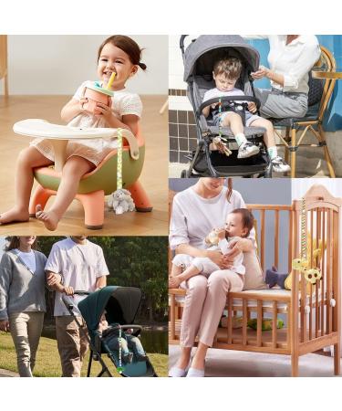 Adjustable Toy Belt Keeper - 6 Pack Anti-Drop Pacifier Chain for Strollers & High Chairs | Baby Cargo Belt Gurt Halter - Buy Online on GoSupps.com