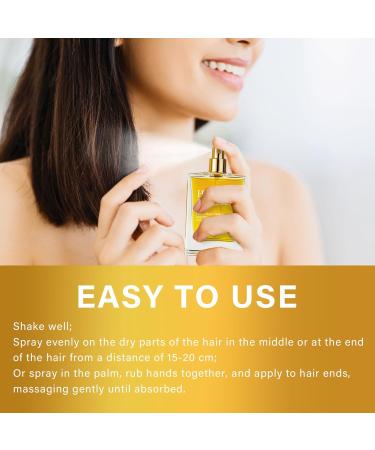 Hair Perfume Hair Fragrance Essential Oil for Women with Pheromone Fast Hair Odors Remove Perfume Hair Hydrating and Shine Spray - Buy Online on GoSupps.com