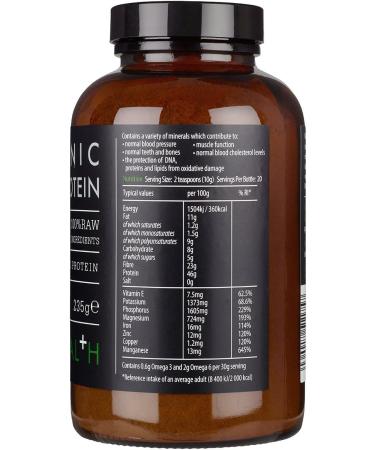 KIKI Health - Organic Hemp Protein - Plant-Based Protein Powder - Rich in Magnesium and Omega 3 - Contains All 21 Amino Acids and 8 Essential Fatty Acids - Post Workout Shake - 235g - Buy Online on GoSupps.com