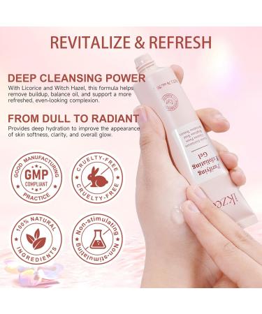 TIVLON Peeling gel gentle peeling lightening and moisturizing deep cleansing removes dead skin cells natural formula for sensitive skin face and body pearl 50 g - Buy Online on GoSupps.com