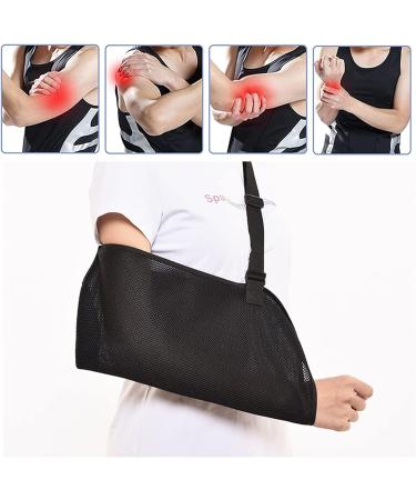 Adjustable Shoulder Support Bandage - Breathable Arm Sling for Subluxation Dislocation & Sprains | Left & Right Arm | Unisex - Buy Online on GoSupps.com