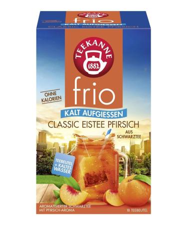 Buy Teekanne Frio Classic Iced Tea Peach - 10 x 18 Tea Bags | International Shipping Available - Buy Online on GoSupps.com