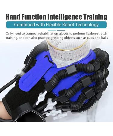 ZZBB Rehabilitation Training Gloves Stroke Hemiplegia Finger Wrist Training Equipment Finger Straightening Brace Guard Protector for Patients with Hand Dysfunction Right Medium - Buy Online on GoSupps.com