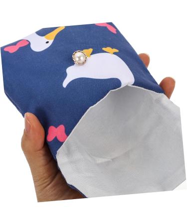 Healifty Teens Napkin Storage Bags - Set of 12 | Organizer for Purse & Travel | Makeup Pad & Tampons Pouch | Period Collection Bag - Buy Online on GoSupps.com
