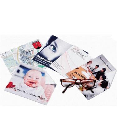 Customizable Microfiber Glasses Cleaning Cloth - Print Your Own Design | 10x15 cm | Perfect for Lenses Displays & Eyewear - Buy Online on GoSupps.com