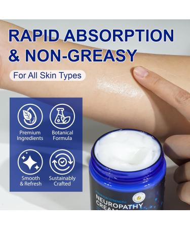 AIQIUSHA Nerve Relief Cream Maximum Strength Neuropathy Relief Cream Natural Ingredients Soothing Foot & Hand Cream for Nerve Discomfort Tingling & Burning Sensations Fast Absorbing for Men & Women - Buy Online on GoSupps.com