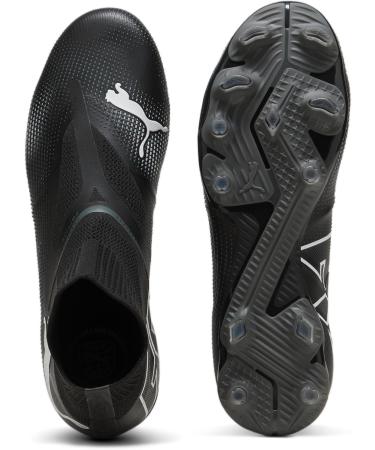 PUMA Men's Future 7 Match+ LL FG/AG Soccer Shoe - 40 EU | Black & White | International Shipping Available - Buy Online on GoSupps.com