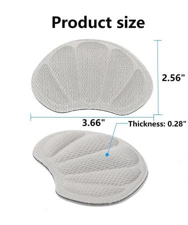 Olukssck 2 Pairs Back of Heel Pads - Reusable Adhesive Grips for Loose Shoes | Improve Comfort & Fit Grey - Buy Online on GoSupps.com