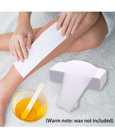 BQTQ 600 Pcs Non-Woven Wax Strips for Body & Facial Hair Removal - Women & Men - White - Buy Online on GoSupps.com