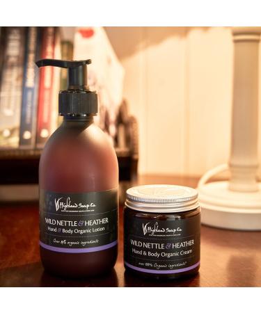 The Highland Soap Company Wild Nettle & Heather Hand & Body Cream 120ml | Premium Organic Skin Care for Smooth Hydrated Skin - International Shipping Available - Buy Online on GoSupps.com