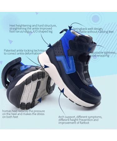 Orthopedic Arch Support Sneakers for Kids | Blue 11.5 Little Kid | Foot Varus/Valgus Correction - Buy Online on GoSupps.com