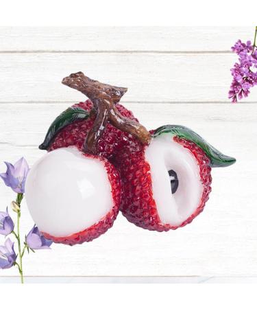 Alipis 1pc Decor Fake Pear Model Color Changing Tea Ornament Tea Pet Accessories Ornaments Boutique Rosy 8.5X7cm - Buy Online on GoSupps.com