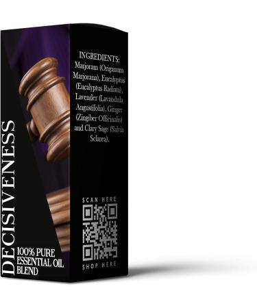 Mystix London Decisiveness Essential Oil Blend 10ml | Pure Natural Aromatherapy Diffuser & Massage Oil | Vegan & GMO Free Gift Idea - Buy Online on GoSupps.com