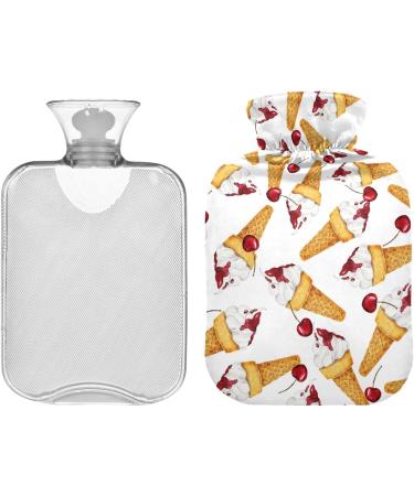Buy Naanle Watercolor Hot Water Bottle 1L with Cover | Pain Relief & Heat Therapy for Bed Hands & Feet - International Shipping Available - Buy Online on GoSupps.com