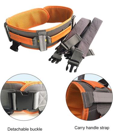 Transfer Gait Belt Gait Assist Device Slip Prevention Lightweight Energy Saving with Long Strap for Indoor (M) - Buy Online on GoSupps.com