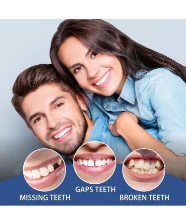 VRYNDH Cosmetic dental facets 2 pairs teeth whitening temporary dental prosthesis safe and comfortable instant smile with heatadhesive beads for temporary repair of dental problems - Buy Online on GoSupps.com