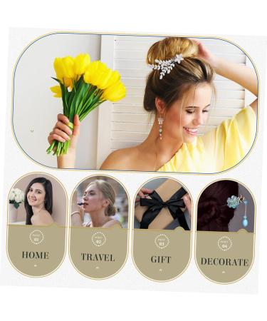 FRCOLOR bangs comb crystal hair combs bride hair comb wedding hair comb bridal hair comb decorative hair combs wedding headpiece for bride simple Miss aluminum alloy Comb - Buy Online on GoSupps.com