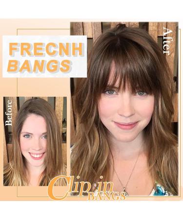 Wine Red French Bangs Hair Clip - Easy to Use Faux Bangs Extensions for Daily Wear - Buy Online on GoSupps.com