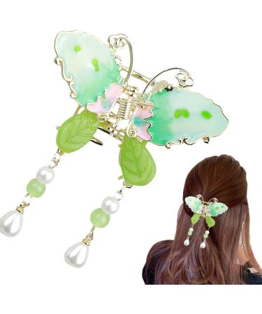 Butterflies Tassel Hair Clip | 3D Butterflies Clips | Hair Fashion Accessories Elegant Tassel Butterflies Hairpins Alloy Barrettes Tassel Butterflies -Shaped Hair Clip for Ladies Girls - Buy Online on GoSupps.com