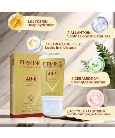 Reepic Cosmer AH-8 Firming Neck Cream for Crepey Skin Body Care Comfort, Roller Neck Cream, Moisturizing, Tightening Lotions Cosmetic Skin Care Skin Repair for Women - Buy Online on GoSupps.com