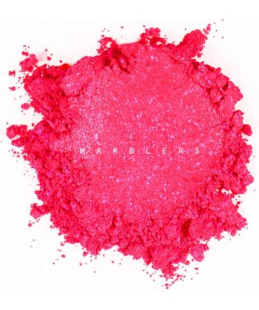 MARBLERS Pink Me Glittery Mica Powder 0.14oz | Non-Toxic Vegan Makeup for Eyes, Nails & Body - Buy Online on GoSupps.com