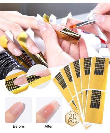 Acrylic Nail Kit - White Pink Clear Powder & Liquid, Electric Nail Clipper, Top Base Coat, Tips, Forms & DIY Art Tools - Beginner Set - Buy Online on GoSupps.com