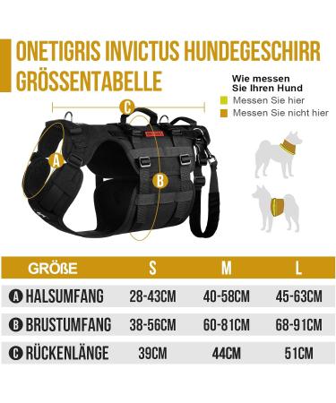 Oneigris Dog Harness & Invictus Support Dishes for Medium/Large Dogs - Adjustable & Safe with 3 Handles - Buy Online on GoSupps.com