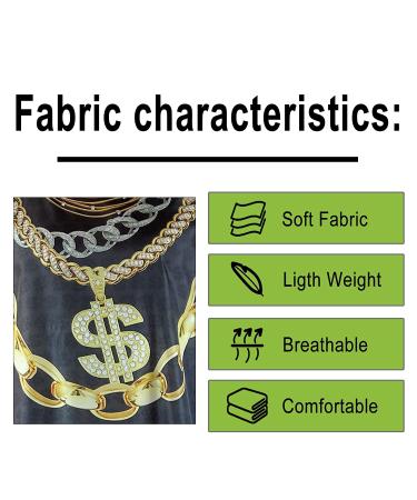 Pelocapa Barber Cape for Men - Waterproof Professional Stylist Cape - 63 56 - Dollar Chain Design - Buy Online on GoSupps.com