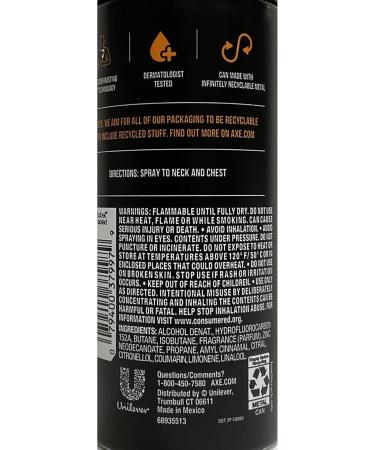 Axe Deodorant Bodyspray Dark Temptation 4 oz (Pack of 12) - Buy Online on GoSupps.com