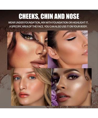 Mysense 6 Colors Contour Highlighter Blush Palette - Silky Smooth Face Blusher & Bronzer Kit - Buy Online on GoSupps.com