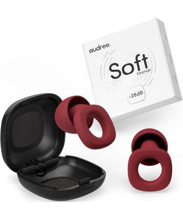 Audree Soft Ear Plugs | 28dB Noise Reduction for Sleeping, Concerts, Motorcycles, Airplanes | Reusable & Comfortable with 8 Silicone Ear Tips - Buy Online on GoSupps.com