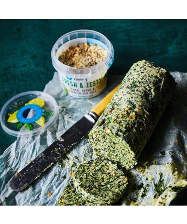 Cornish Sea Salt Lemon & Thyme - Pinch Pot - Pack of 3 x 55g - Buy Online on GoSupps.com