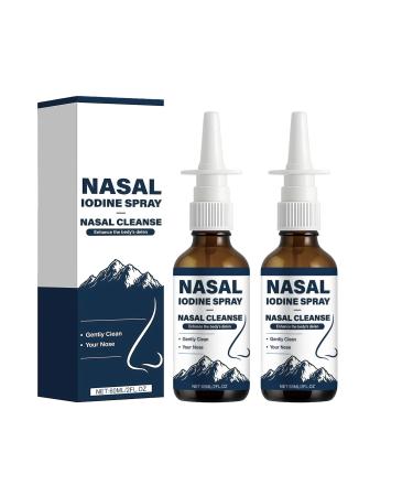 Nasal Care Spray Natural Mineral Nasal Cleansing Care Daily Nasal Cleansing & Refreshing Spray Suitable for Dry Air Environments Travel & Daily Use Size - 60ml (2 2.11 OZ) 2.11 Ounce 2