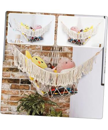 Beavorty Yoga Ball Toy Organizer - 4-Piece Plush Animal Hammock for Kids | Bohemian Fitness Corner Storage - Buy Online on GoSupps.com