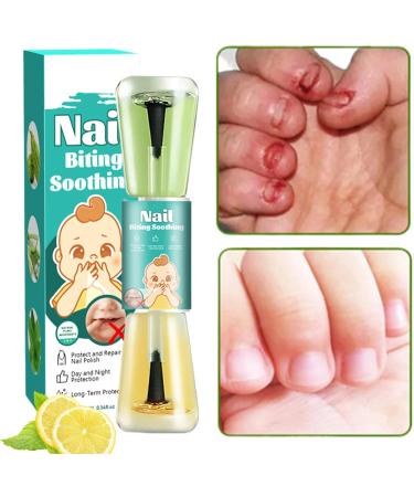 No Bite Nail Polish Fingernail Biter Stopper Natural Effective Solution Safe Ingredients Thumb Sucking Deterring Fingernails Care No Biting Prevention Pen - Buy Online on GoSupps.com