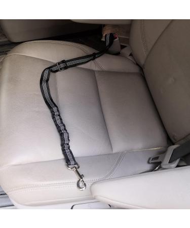 Xundefeng Dog Car Seat Belt Leash 2 Piece Adjustable Safety Clip for Pets Orange Bungee Lead for Dogs & Cats - Buy Online on GoSupps.com